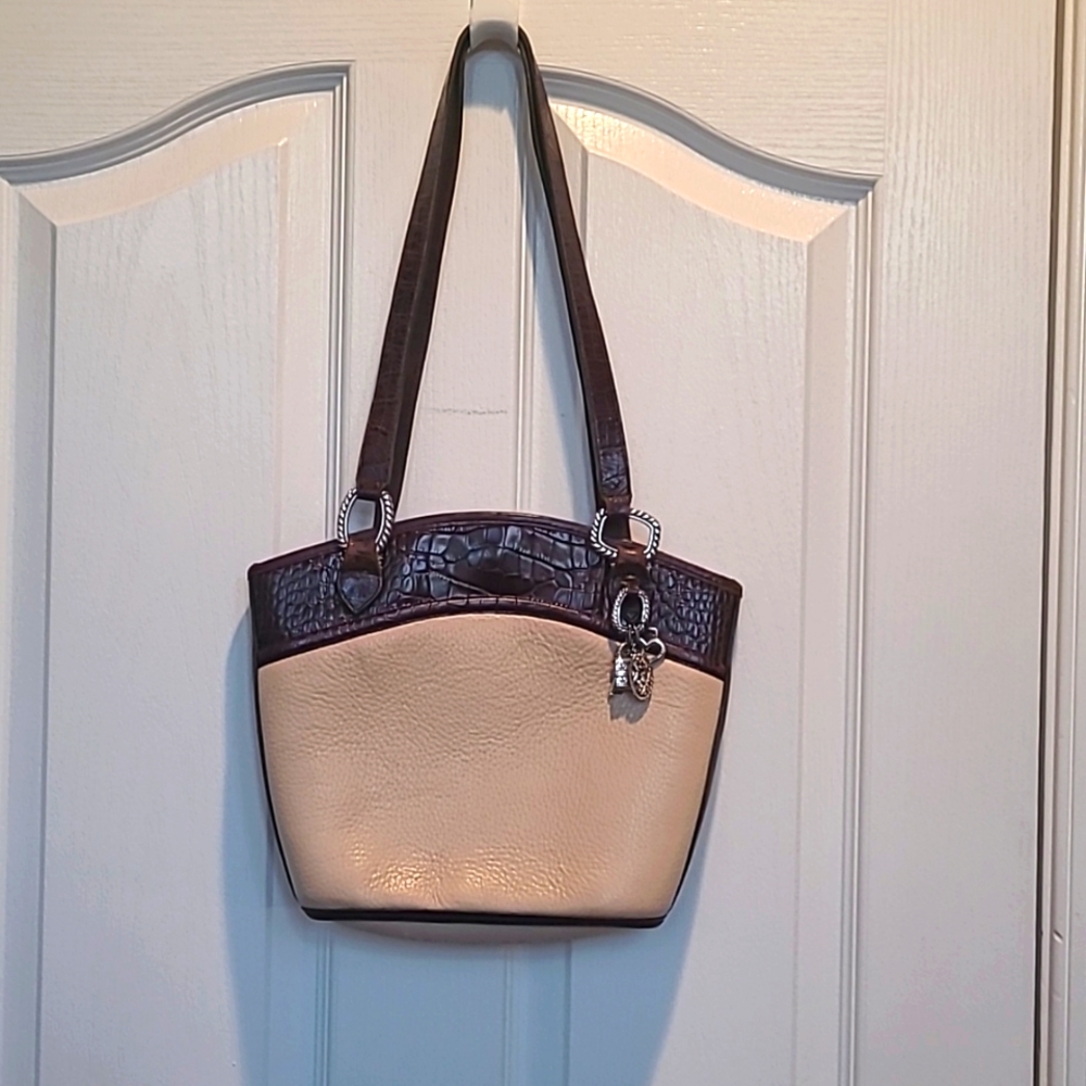 Brighton leather shoulder bag.